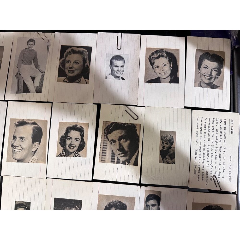 Vintage Hollywood Actors & Actresses Photo Biography Collection 1950s-1960s - Picture 6 of 10